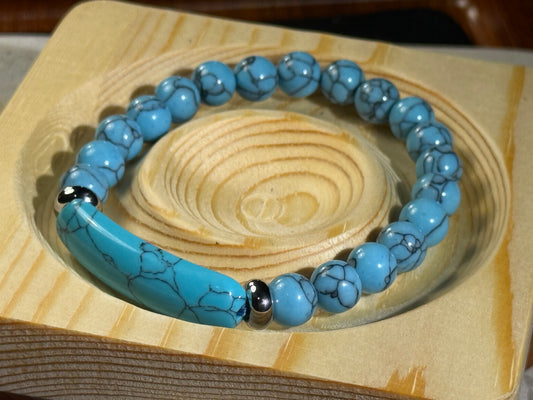 Turquoise Bridge Bracelet Synthetic