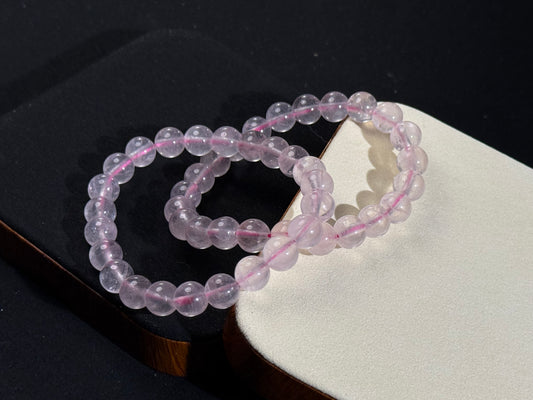 ✔Pulsera de cristal de cuarzo rosa -9,9